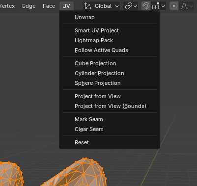 UV unwrapping is a complex topic. What I'm showing here is just a quick fix to generate basic UVs so the model can be loaded in our renderer.
